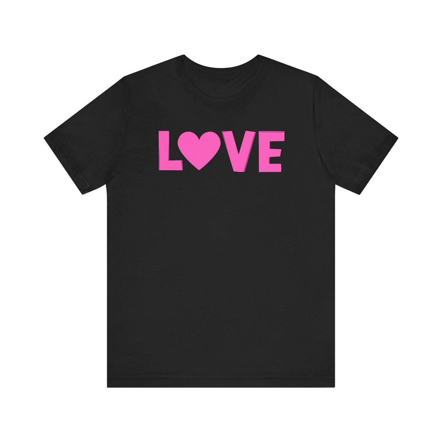 LOVE, Pink, Valentines, T-Shirt, Unisex