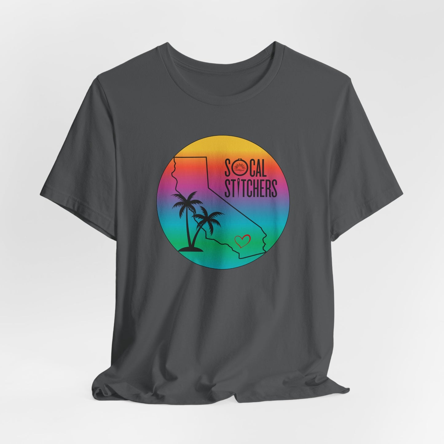 So Cal Stitchers, Tropical, Unisex Jersey Short Sleeve Tee
