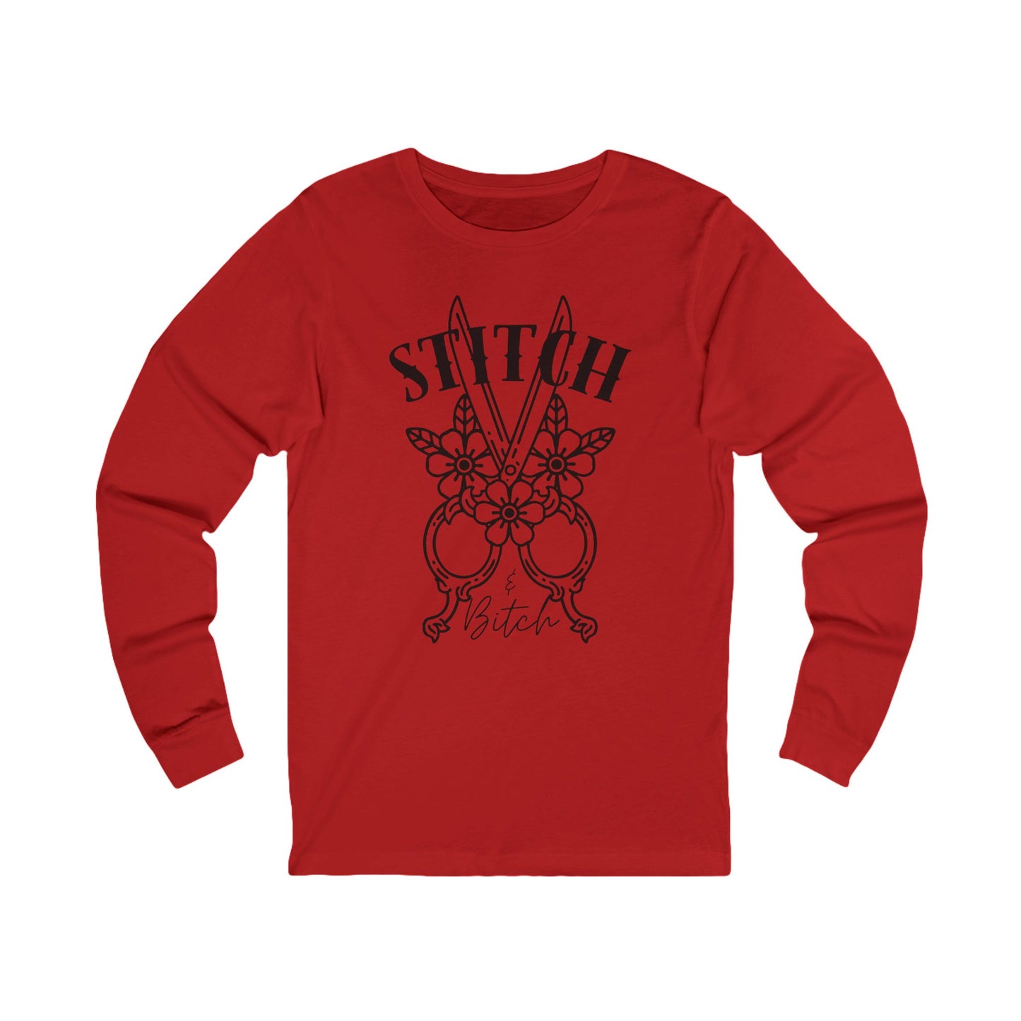 Stitch & Bitch Long Sleeve Tee