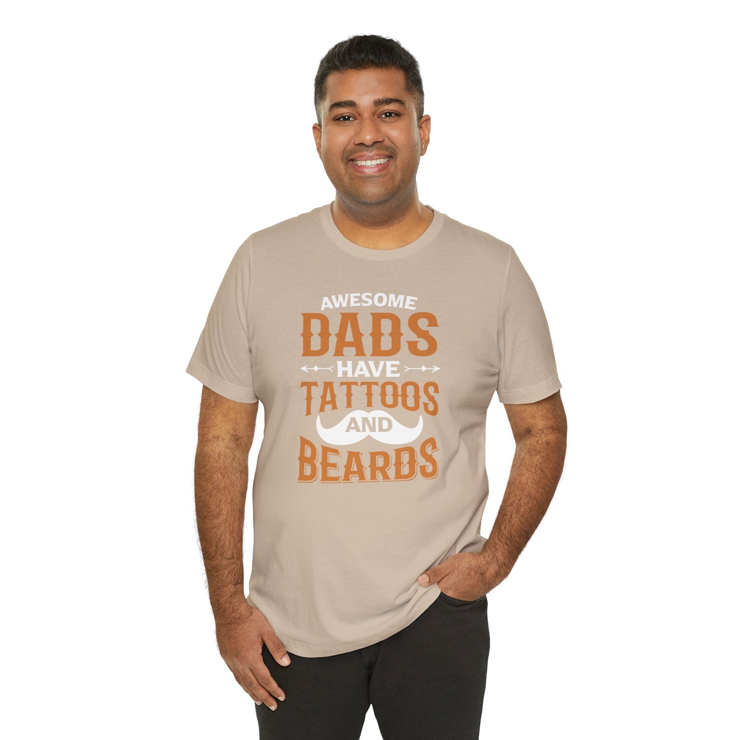 Tattooed Dads T-Shirt Design, Dad T-Shirt, Father's Day Gift, Men's Casual Wear, Vintage Style Tee