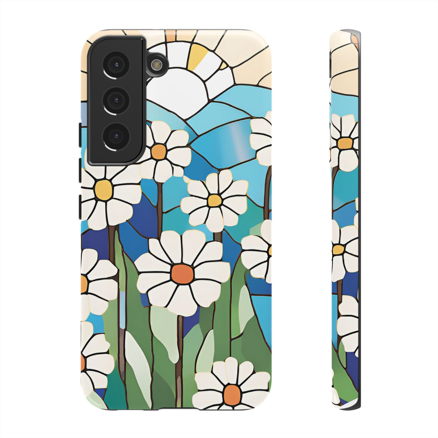 Android Floral Phone Case, Tough Cases, Nature Lover Gift, Floral Aesthetic, Samsung Galaxy S22 S23 S24 Ultra, Google Pixel 9 8 7 6 pro case