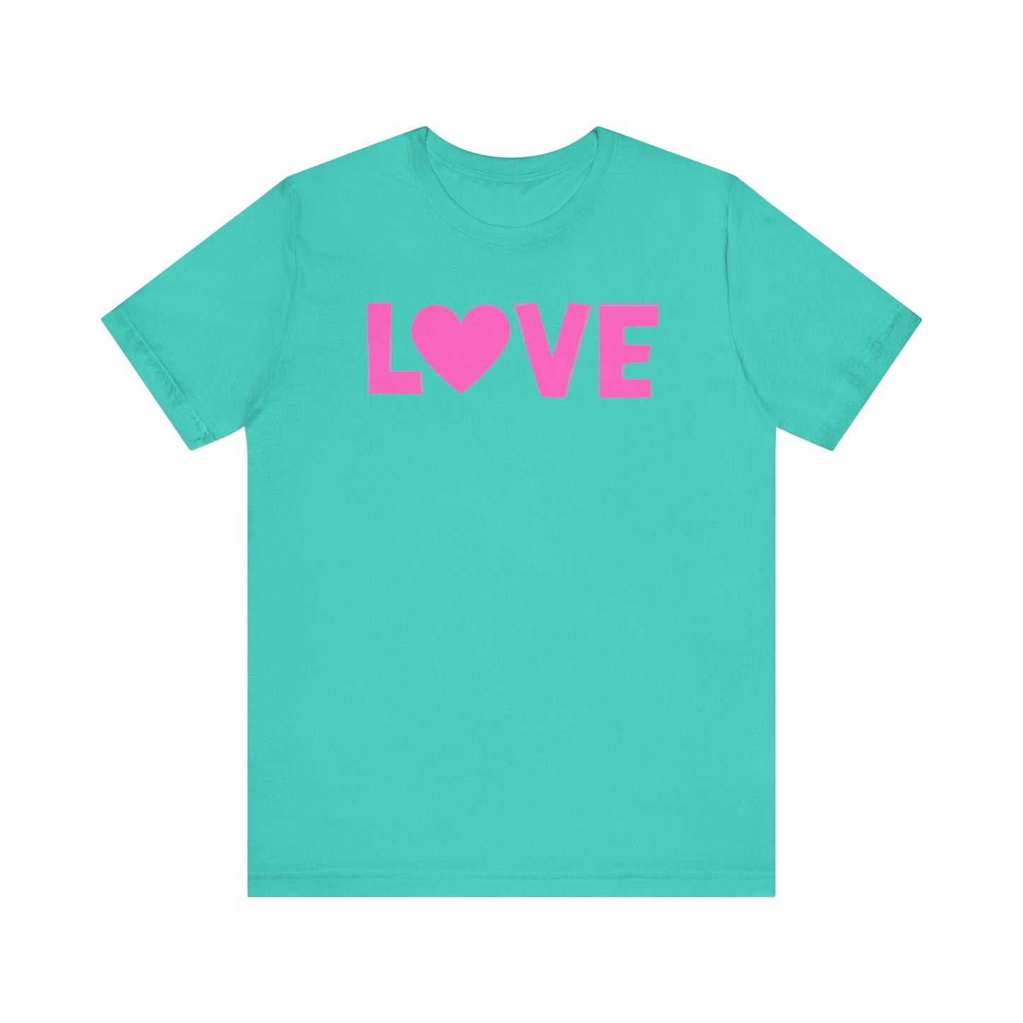 LOVE, Pink, Valentines, T-Shirt, Unisex