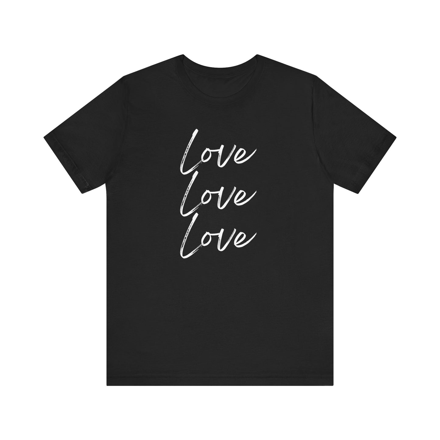 LOVE, Valentines, T-Shirt, White letters, Unisex