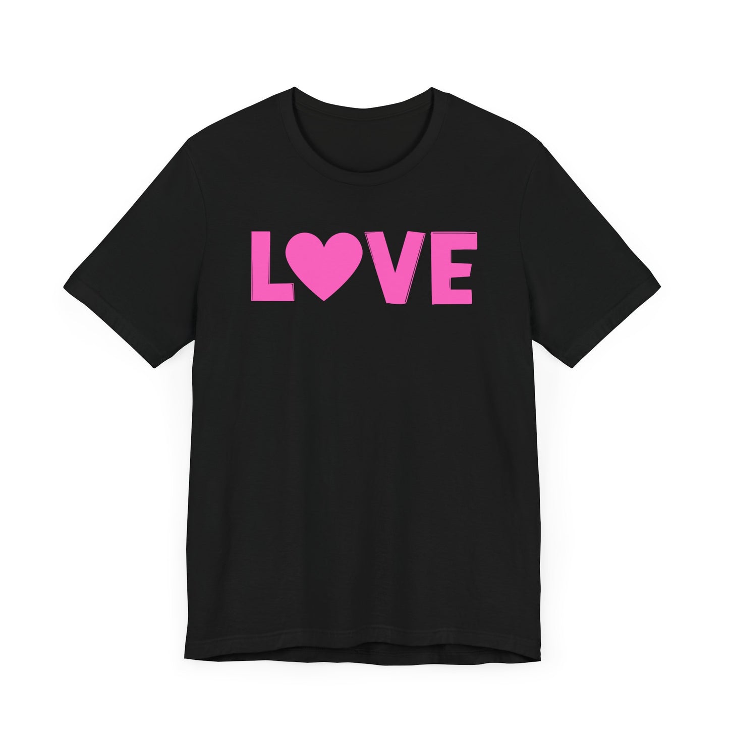 LOVE, Pink, Valentines, T-Shirt, Unisex