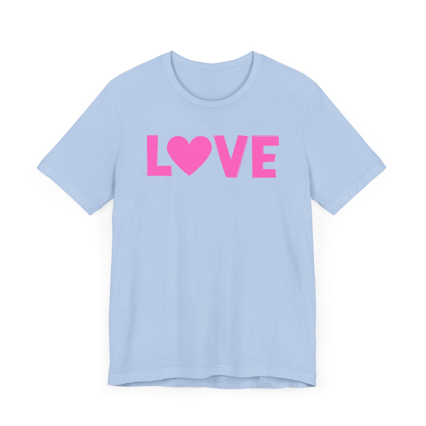 LOVE, Pink, Valentines, T-Shirt, Unisex