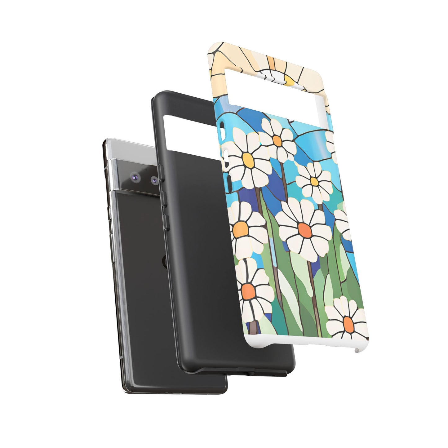 Android Floral Phone Case, Tough Cases, Nature Lover Gift, Floral Aesthetic, Samsung Galaxy S22 S23 S24 Ultra, Google Pixel 9 8 7 6 pro case