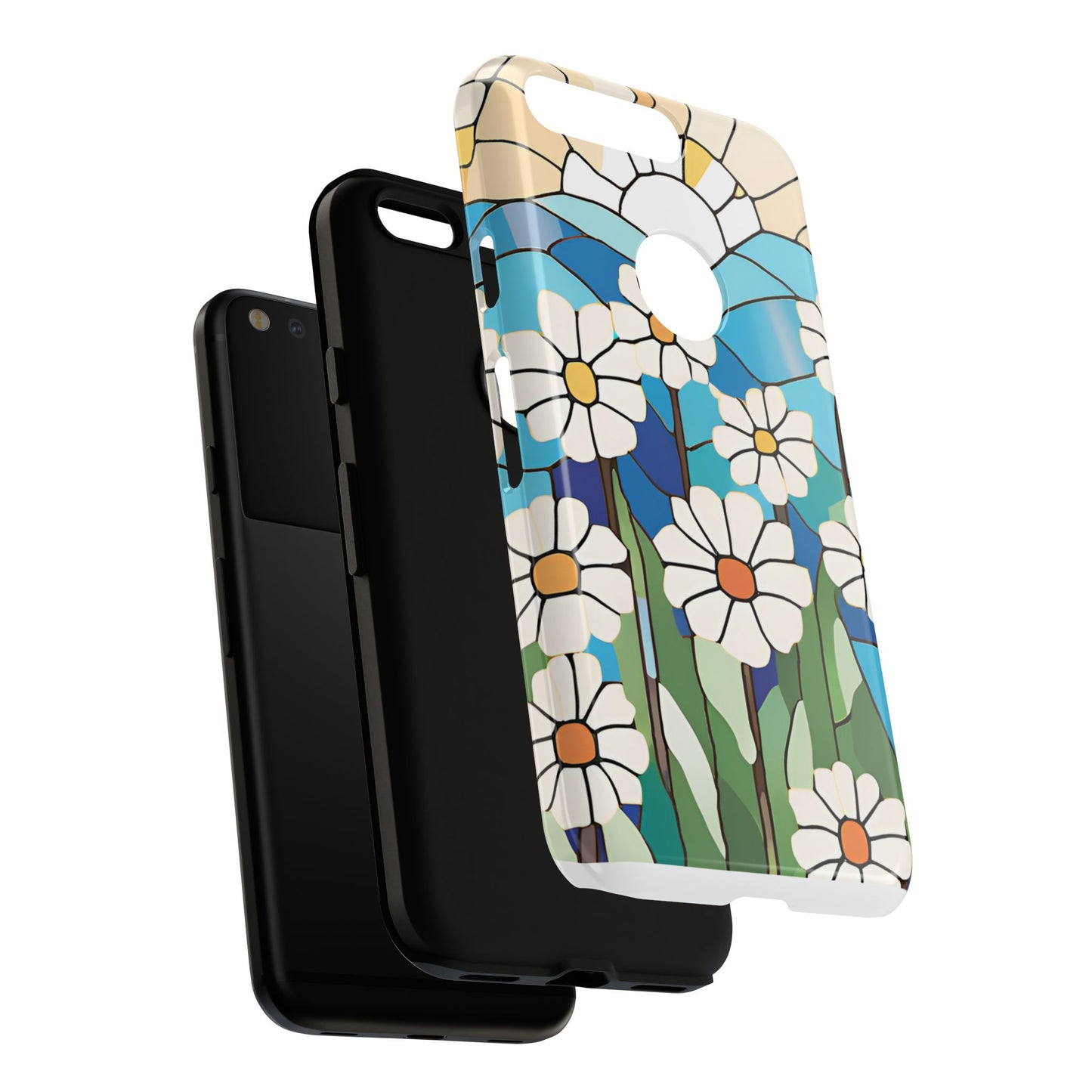 Android Floral Phone Case, Tough Cases, Nature Lover Gift, Floral Aesthetic, Samsung Galaxy S22 S23 S24 Ultra, Google Pixel 9 8 7 6 pro case