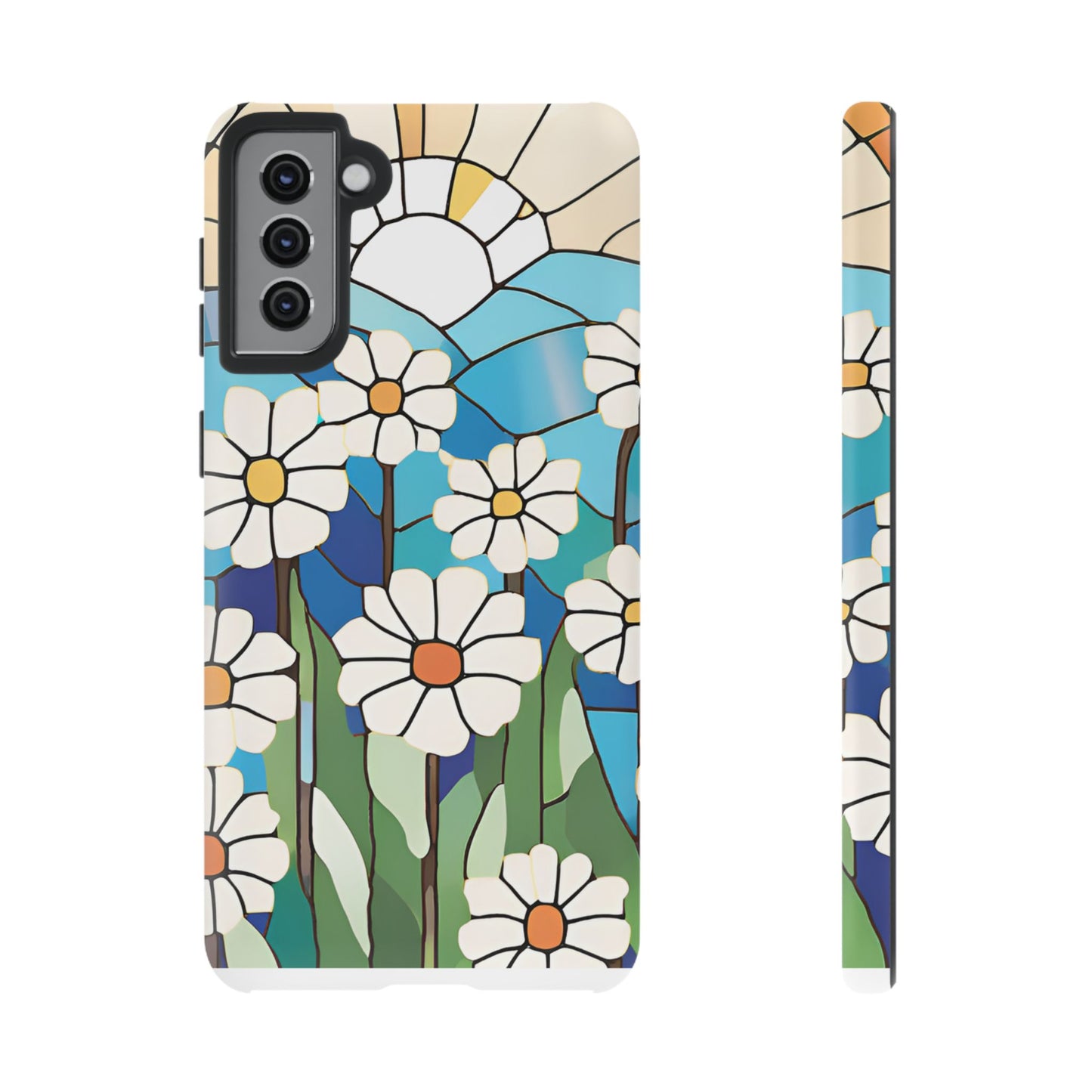Android Floral Phone Case, Tough Cases, Nature Lover Gift, Floral Aesthetic, Samsung Galaxy S22 S23 S24 Ultra, Google Pixel 9 8 7 6 pro case