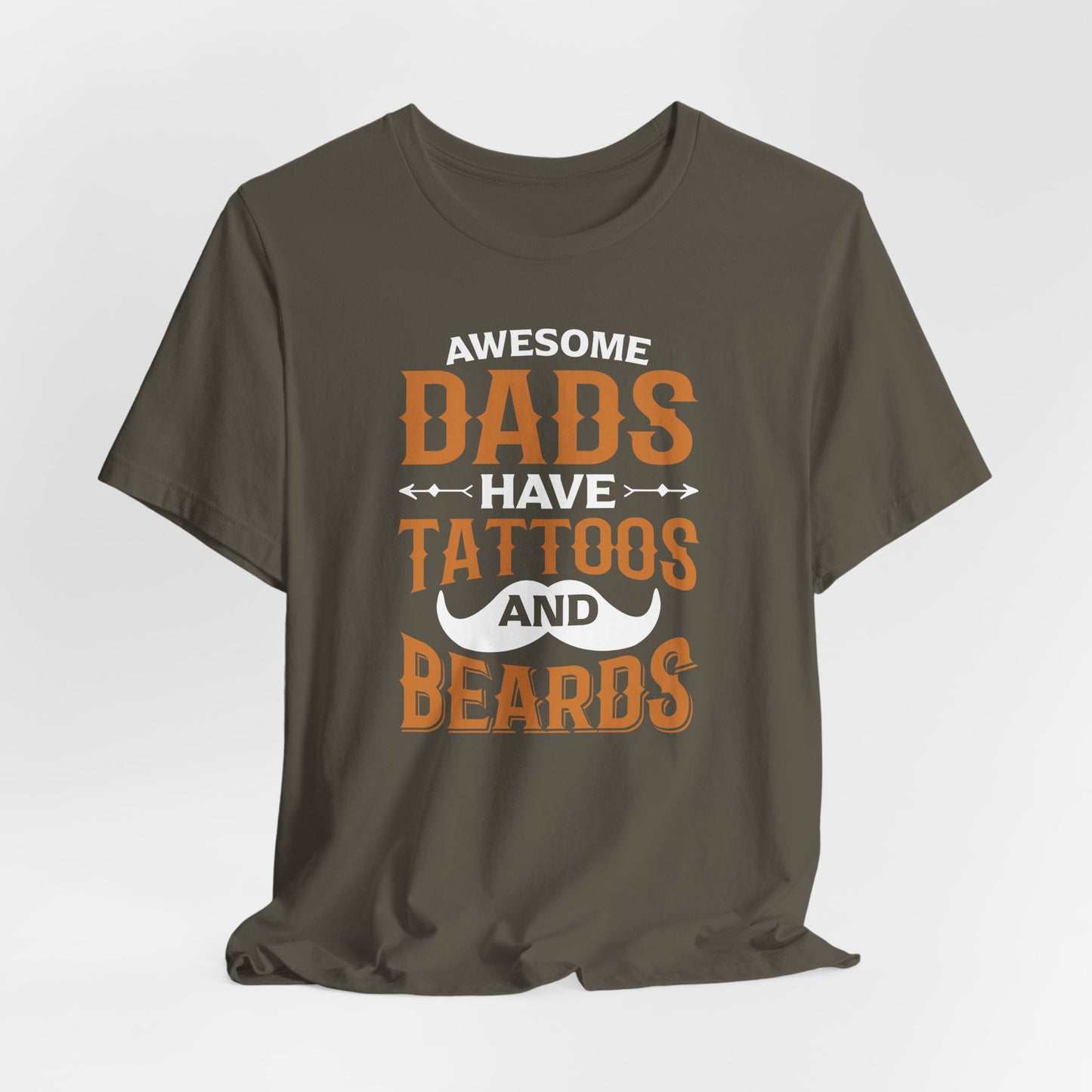 Tattooed Dads T-Shirt Design, Dad T-Shirt, Father's Day Gift, Men's Casual Wear, Vintage Style Tee