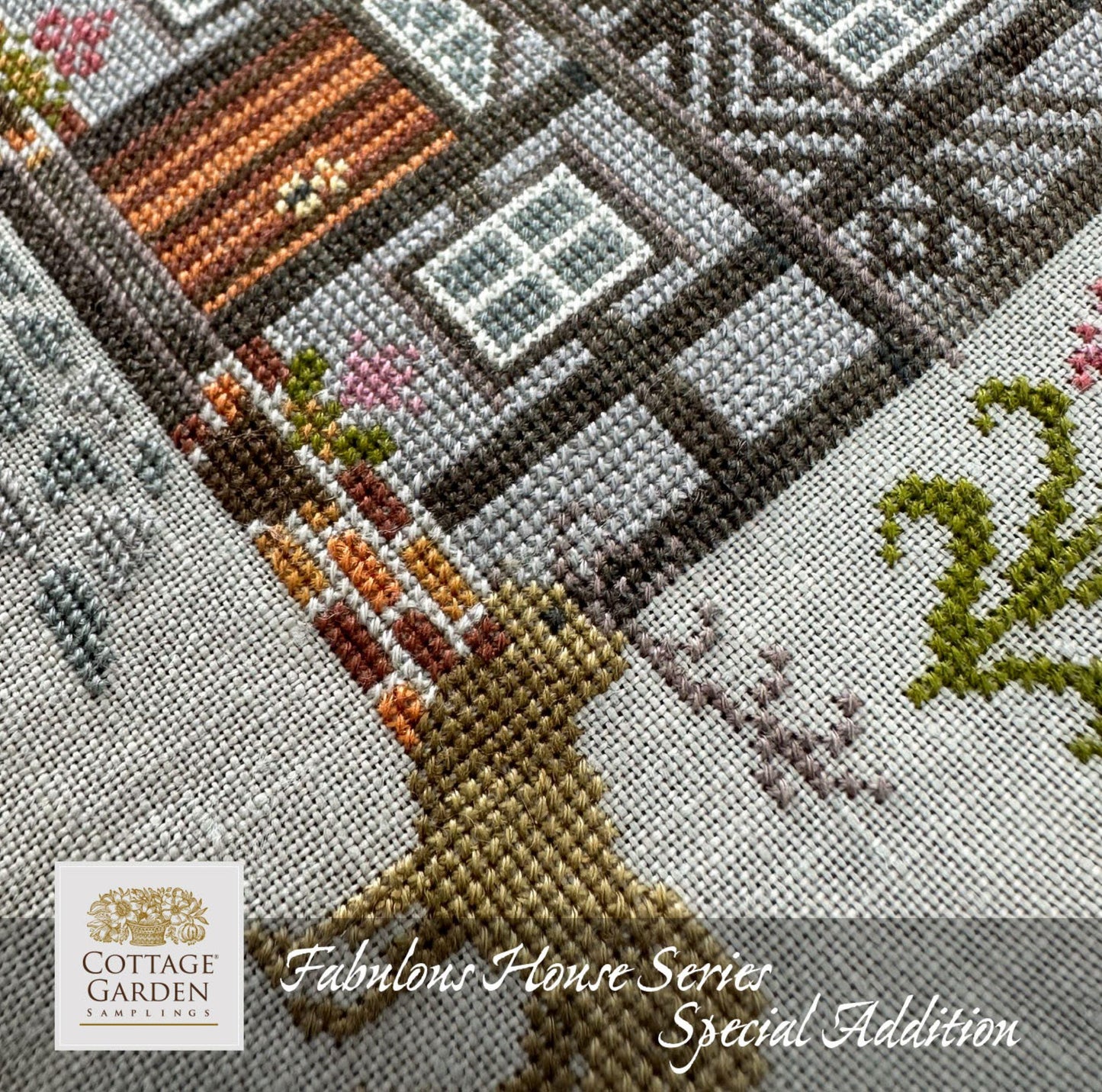 Tudor House, Cottage Garden Samplings Fabulous House Series #13, Special Edition, NEW, Cross Stitch Chart, Cross Stitching