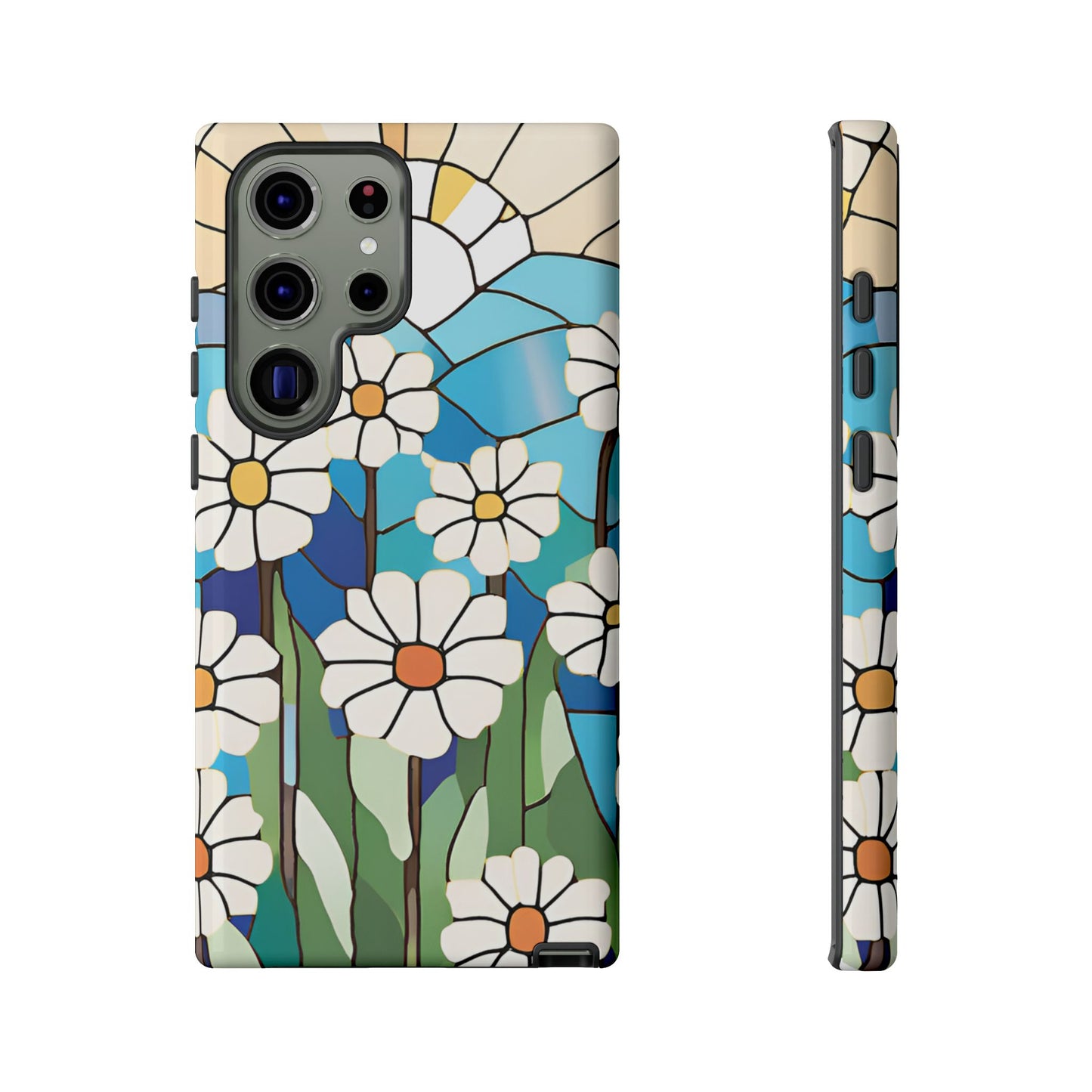 Android Floral Phone Case, Tough Cases, Nature Lover Gift, Floral Aesthetic, Samsung Galaxy S22 S23 S24 Ultra, Google Pixel 9 8 7 6 pro case