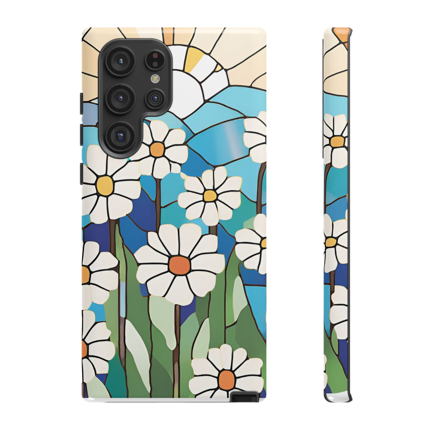 Android Floral Phone Case, Tough Cases, Nature Lover Gift, Floral Aesthetic, Samsung Galaxy S22 S23 S24 Ultra, Google Pixel 9 8 7 6 pro case