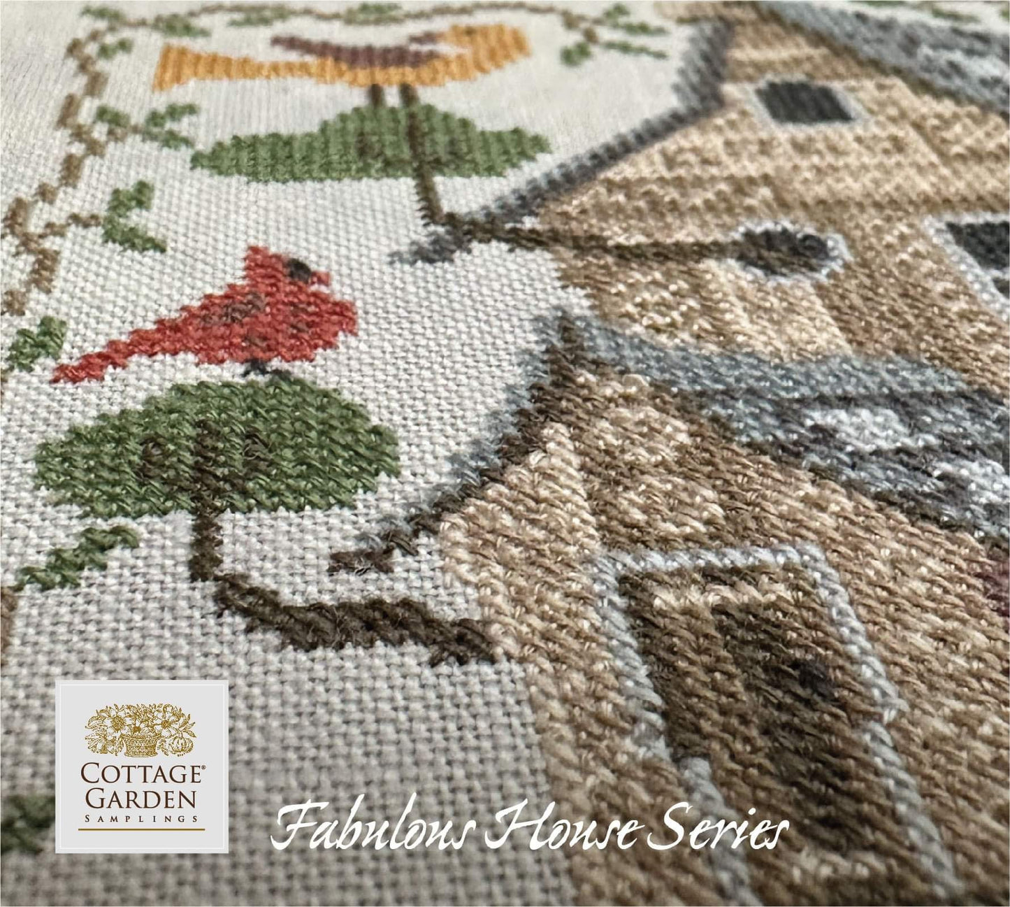 Tree House, Cottage Garden Samplings Fabulous House Series #6, NEW, Cross Stitch Chart, Pattern, Cross Stitching