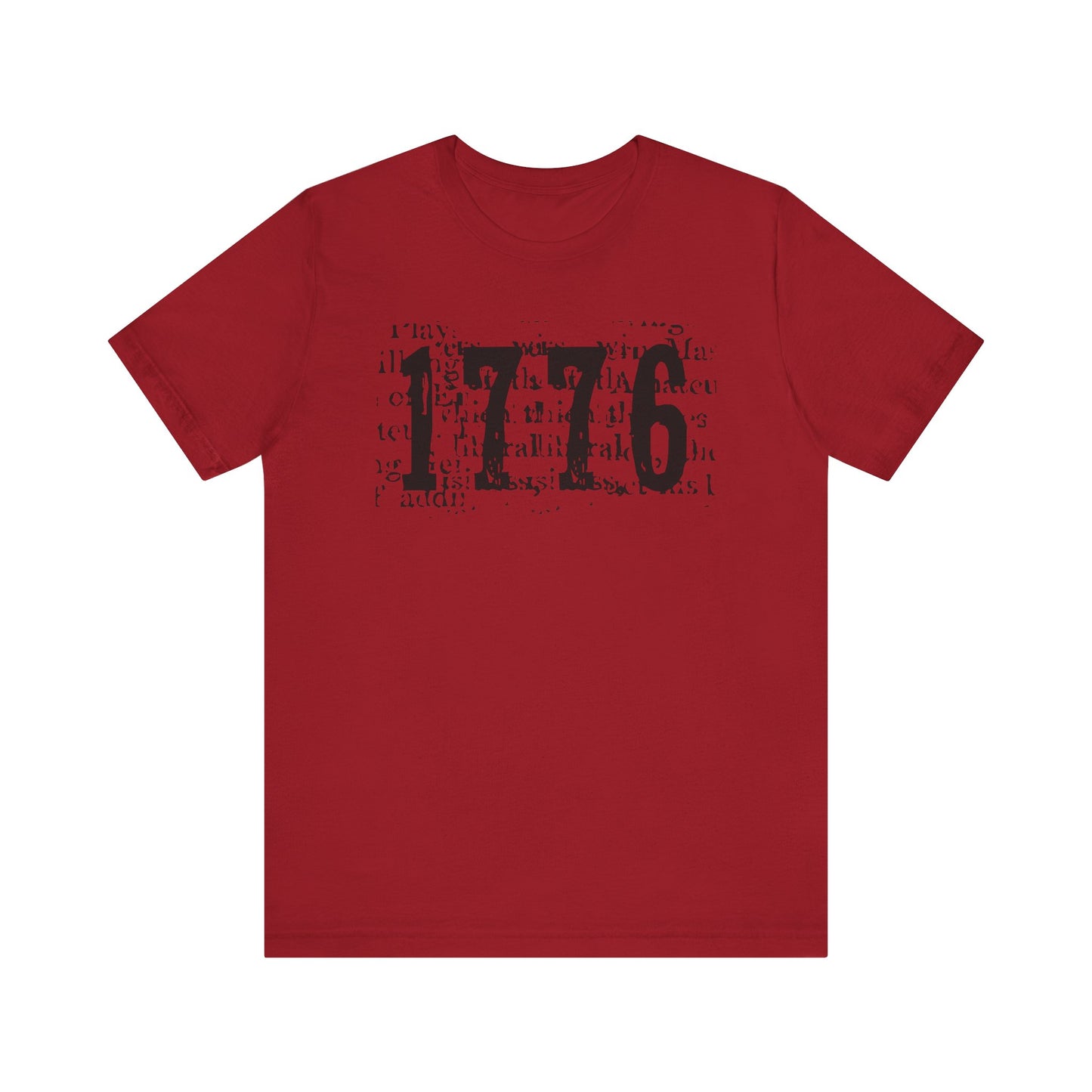 1776 Unisex Jersey Short Sleeve Tee, Vintage Graphic Tee, 4th of July Shirt, Independence Day Gift, Patriotic Apparel