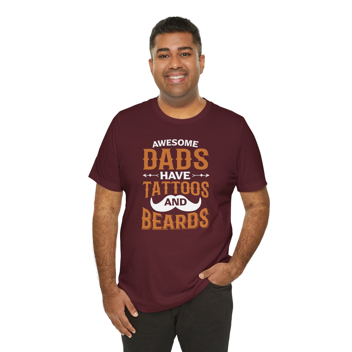 Tattooed Dads T-Shirt Design, Dad T-Shirt, Father's Day Gift, Men's Casual Wear, Vintage Style Tee