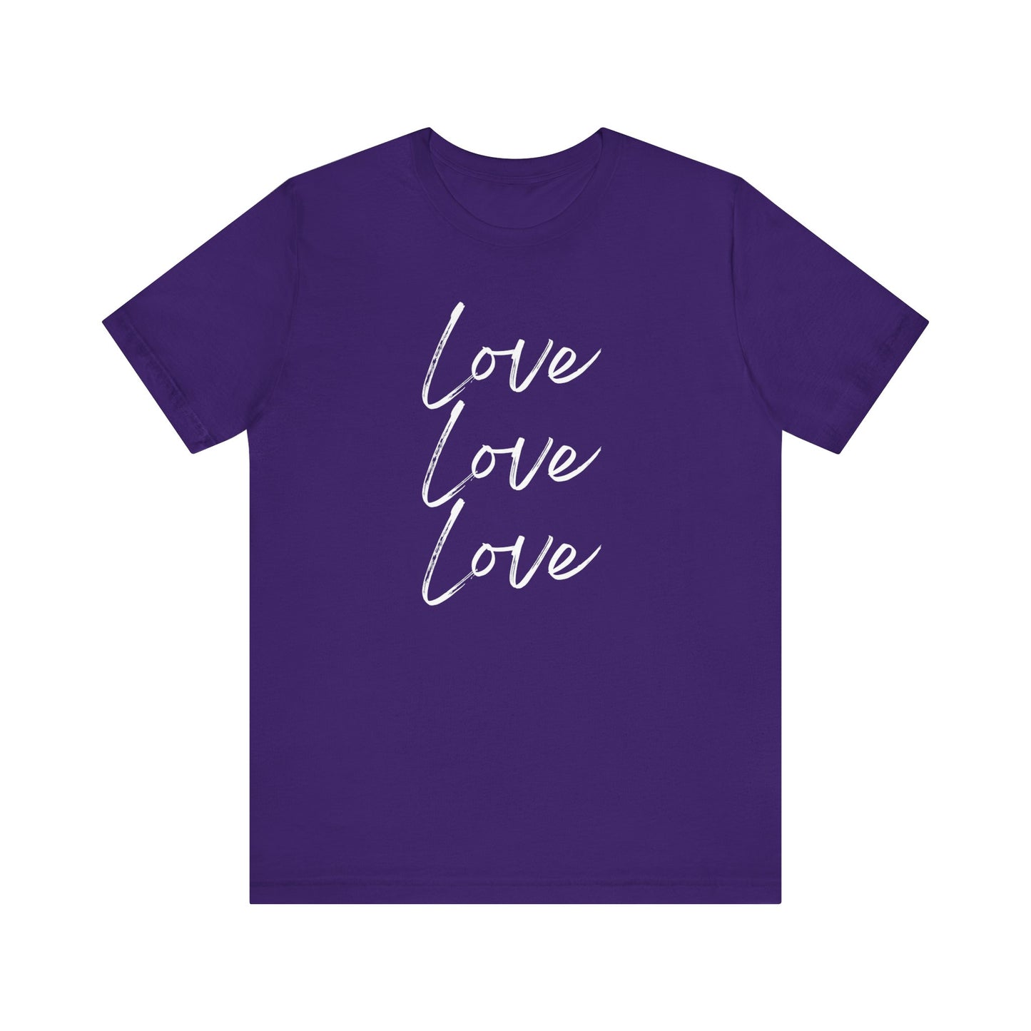 LOVE, Valentines, T-Shirt, White letters, Unisex