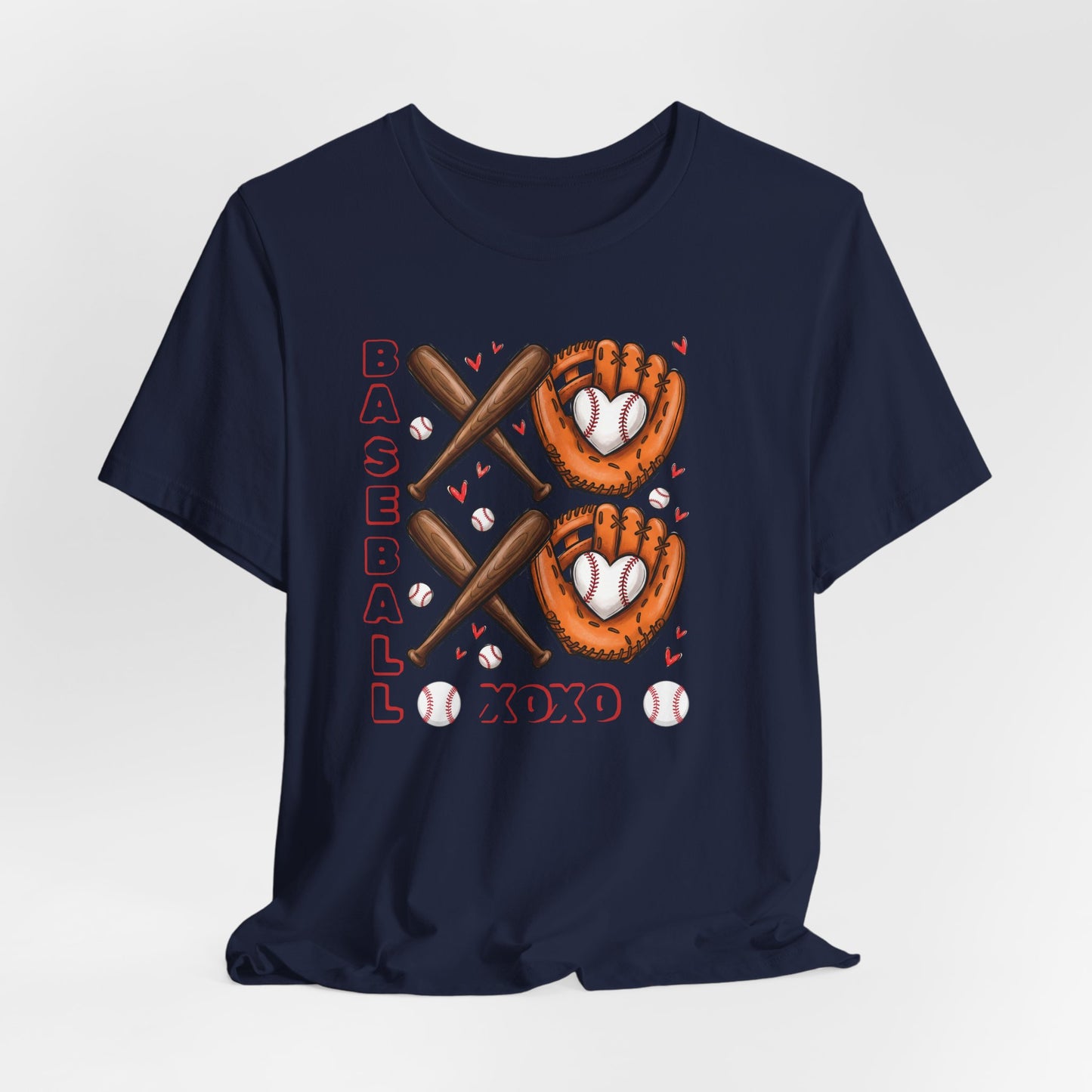 Valentines Day, Baseball XOXO, T-Shirt, Unisex