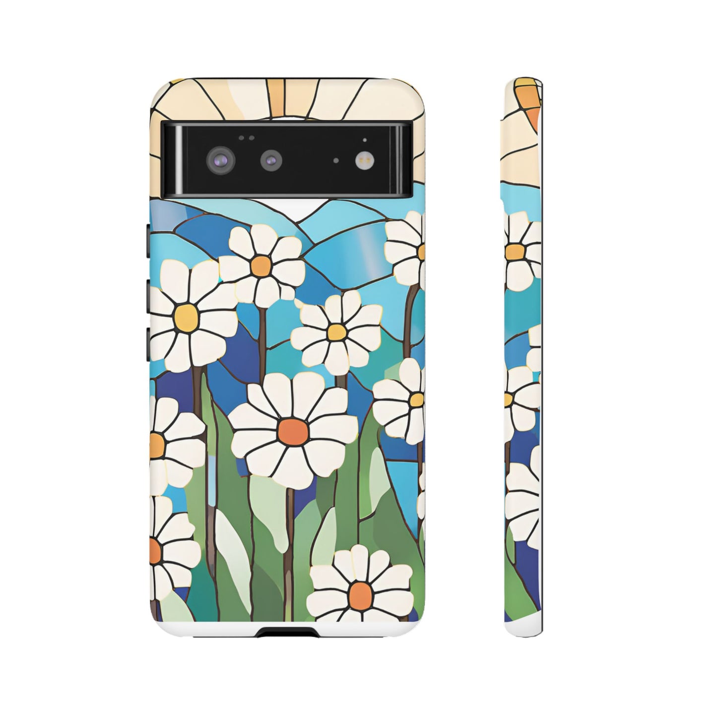 Android Floral Phone Case, Tough Cases, Nature Lover Gift, Floral Aesthetic, Samsung Galaxy S22 S23 S24 Ultra, Google Pixel 9 8 7 6 pro case