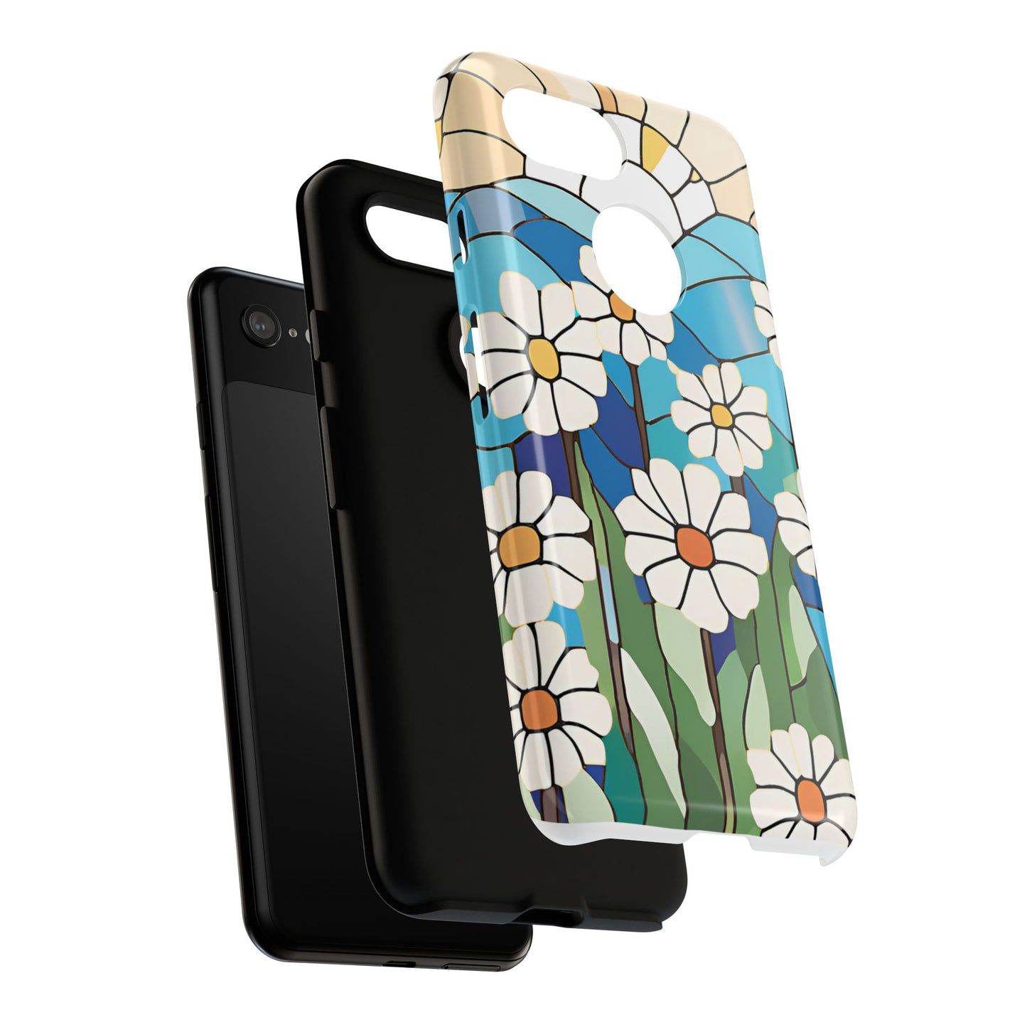 Android Floral Phone Case, Tough Cases, Nature Lover Gift, Floral Aesthetic, Samsung Galaxy S22 S23 S24 Ultra, Google Pixel 9 8 7 6 pro case
