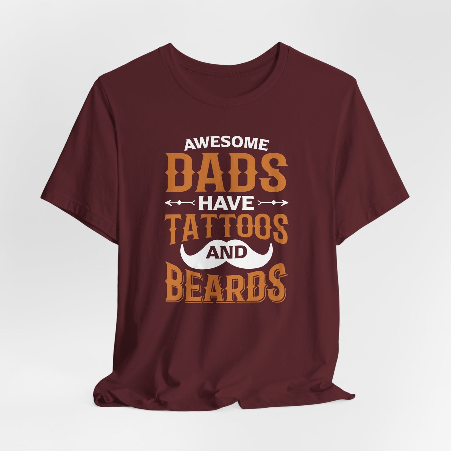 Tattooed Dads T-Shirt Design, Dad T-Shirt, Father's Day Gift, Men's Casual Wear, Vintage Style Tee