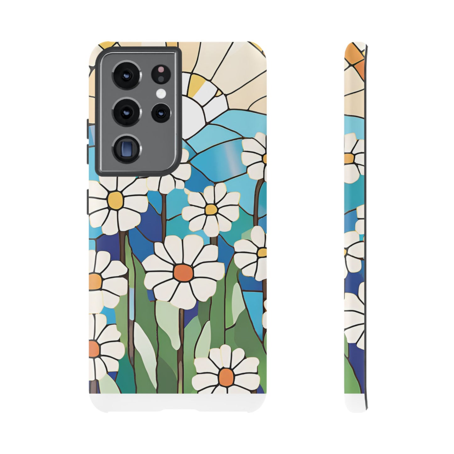 Android Floral Phone Case, Tough Cases, Nature Lover Gift, Floral Aesthetic, Samsung Galaxy S22 S23 S24 Ultra, Google Pixel 9 8 7 6 pro case