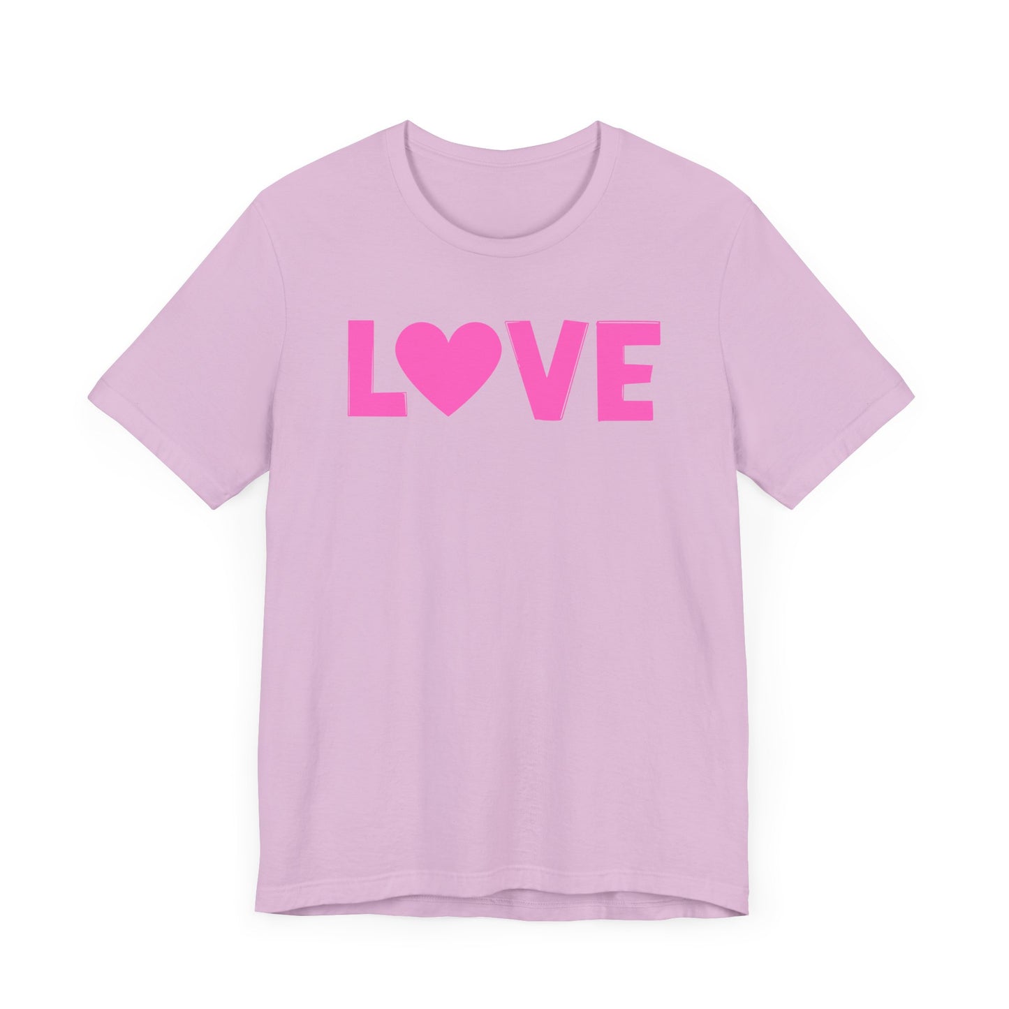 LOVE, Pink, Valentines, T-Shirt, Unisex