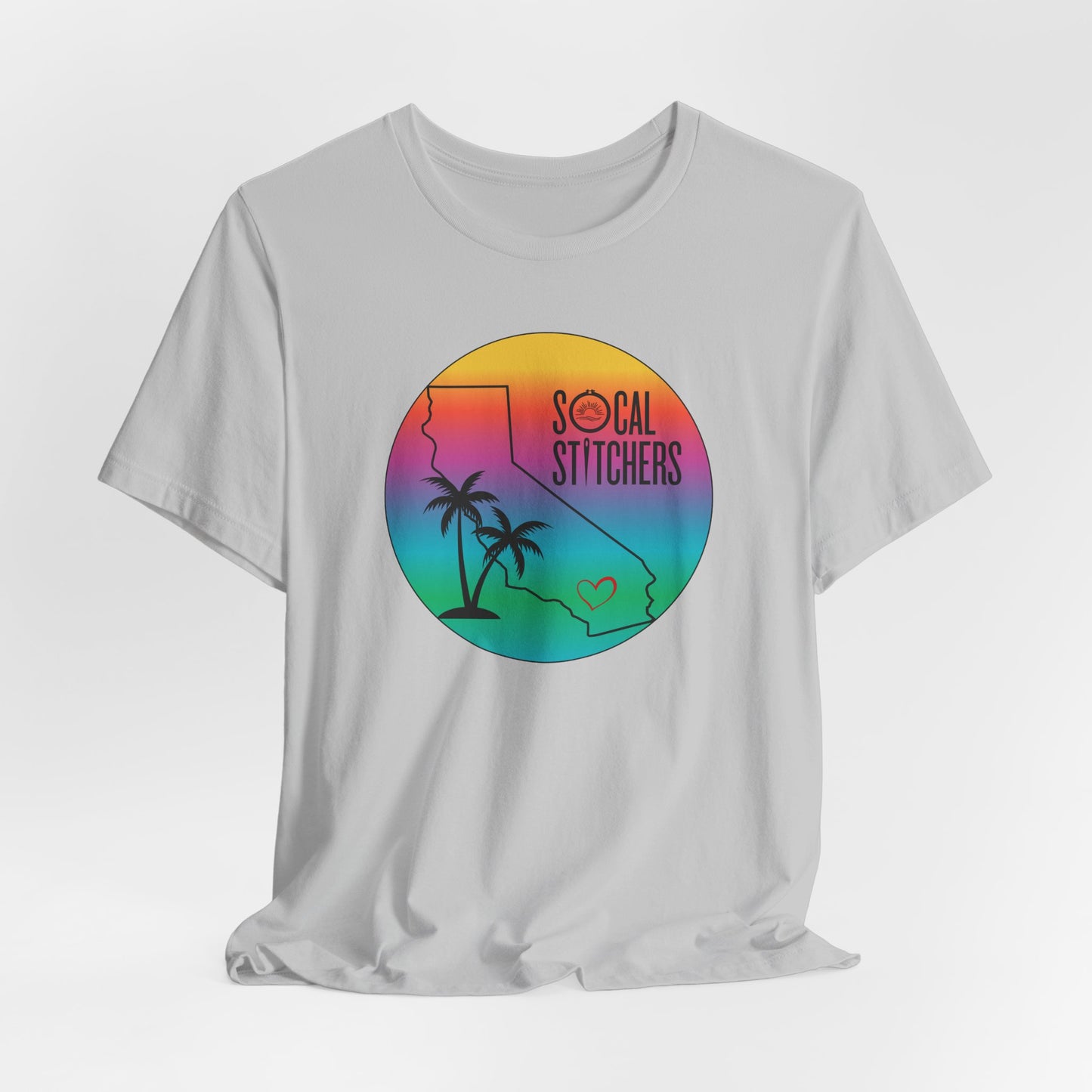So Cal Stitchers, Tropical, Unisex Jersey Short Sleeve Tee