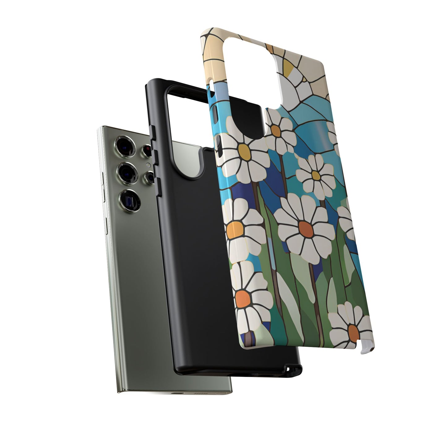 Android Floral Phone Case, Tough Cases, Nature Lover Gift, Floral Aesthetic, Samsung Galaxy S22 S23 S24 Ultra, Google Pixel 9 8 7 6 pro case