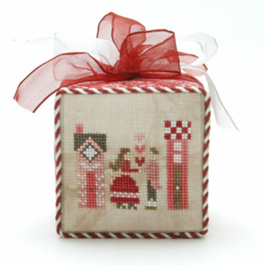 Heart in Hand, Big Hearted Frill, New, Cross Stitch Chart, Cross Stitch Pattern, Paper Pattern