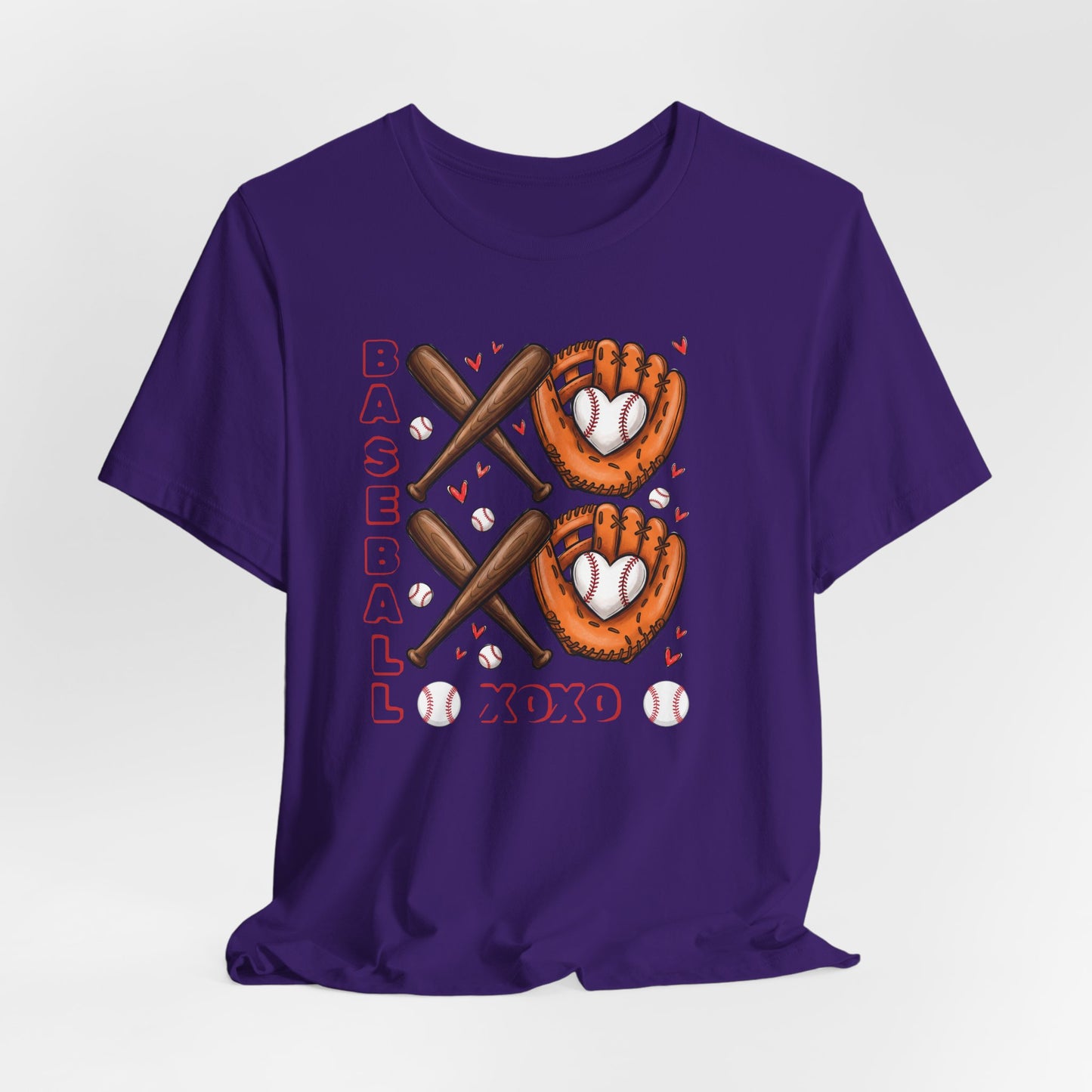 Valentines Day, Baseball XOXO, T-Shirt, Unisex