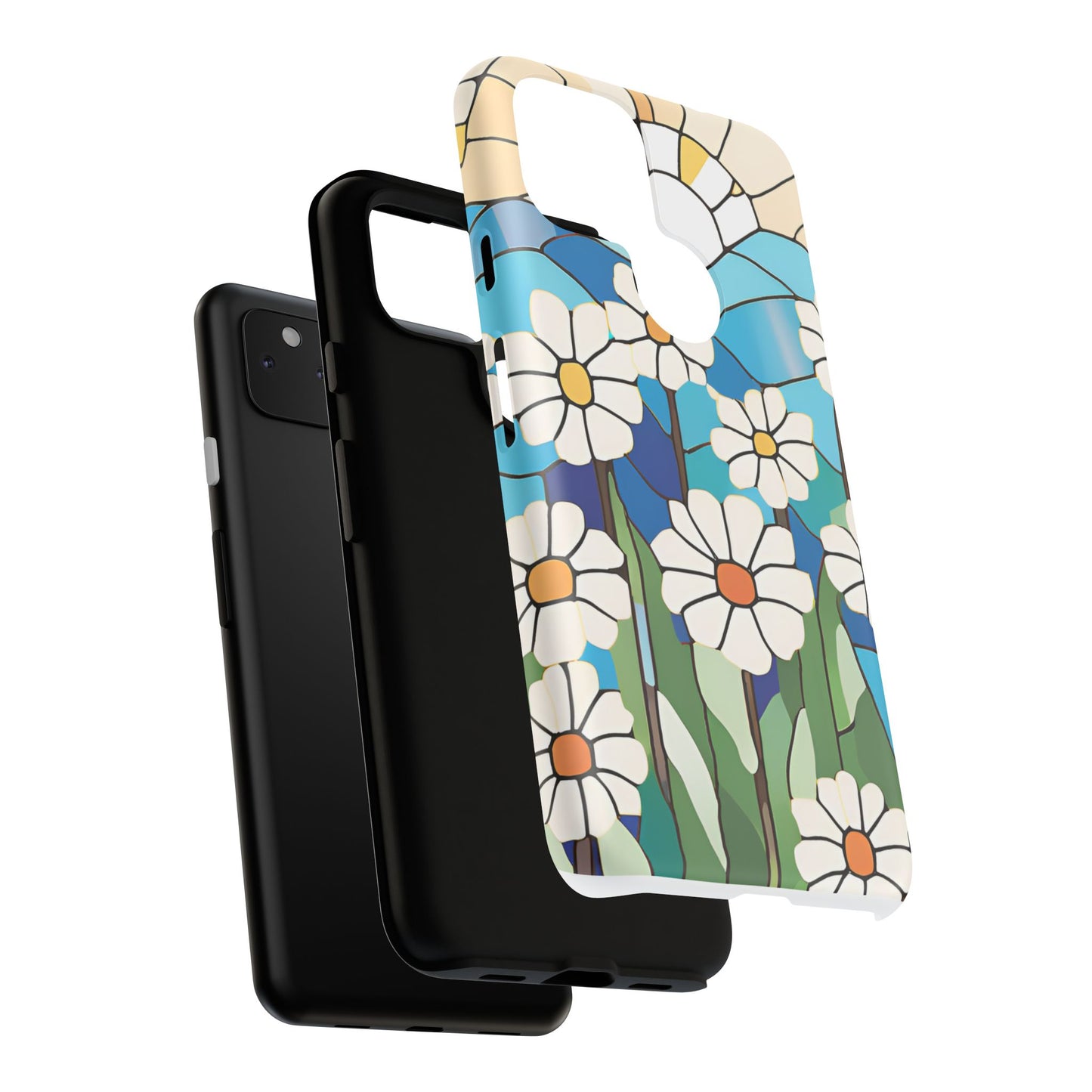 Android Floral Phone Case, Tough Cases, Nature Lover Gift, Floral Aesthetic, Samsung Galaxy S22 S23 S24 Ultra, Google Pixel 9 8 7 6 pro case