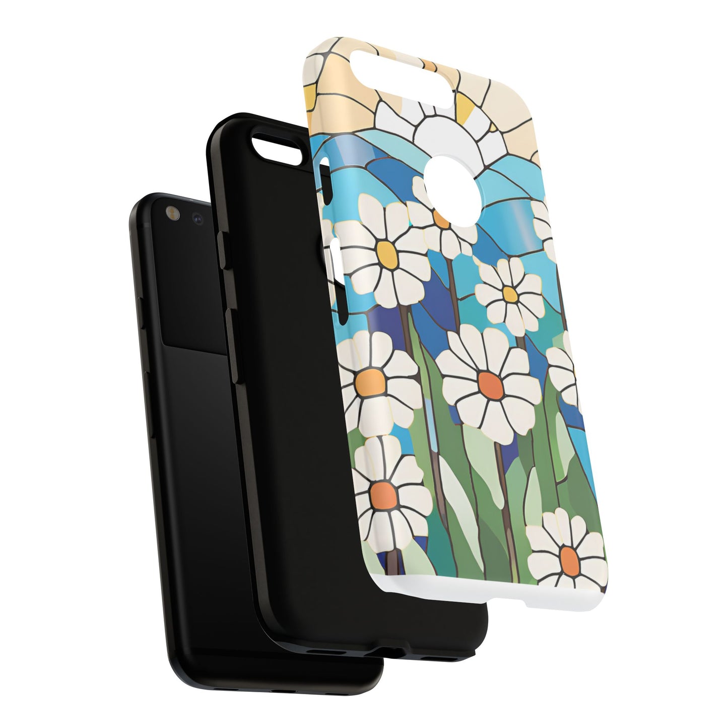 Android Floral Phone Case, Tough Cases, Nature Lover Gift, Floral Aesthetic, Samsung Galaxy S22 S23 S24 Ultra, Google Pixel 9 8 7 6 pro case