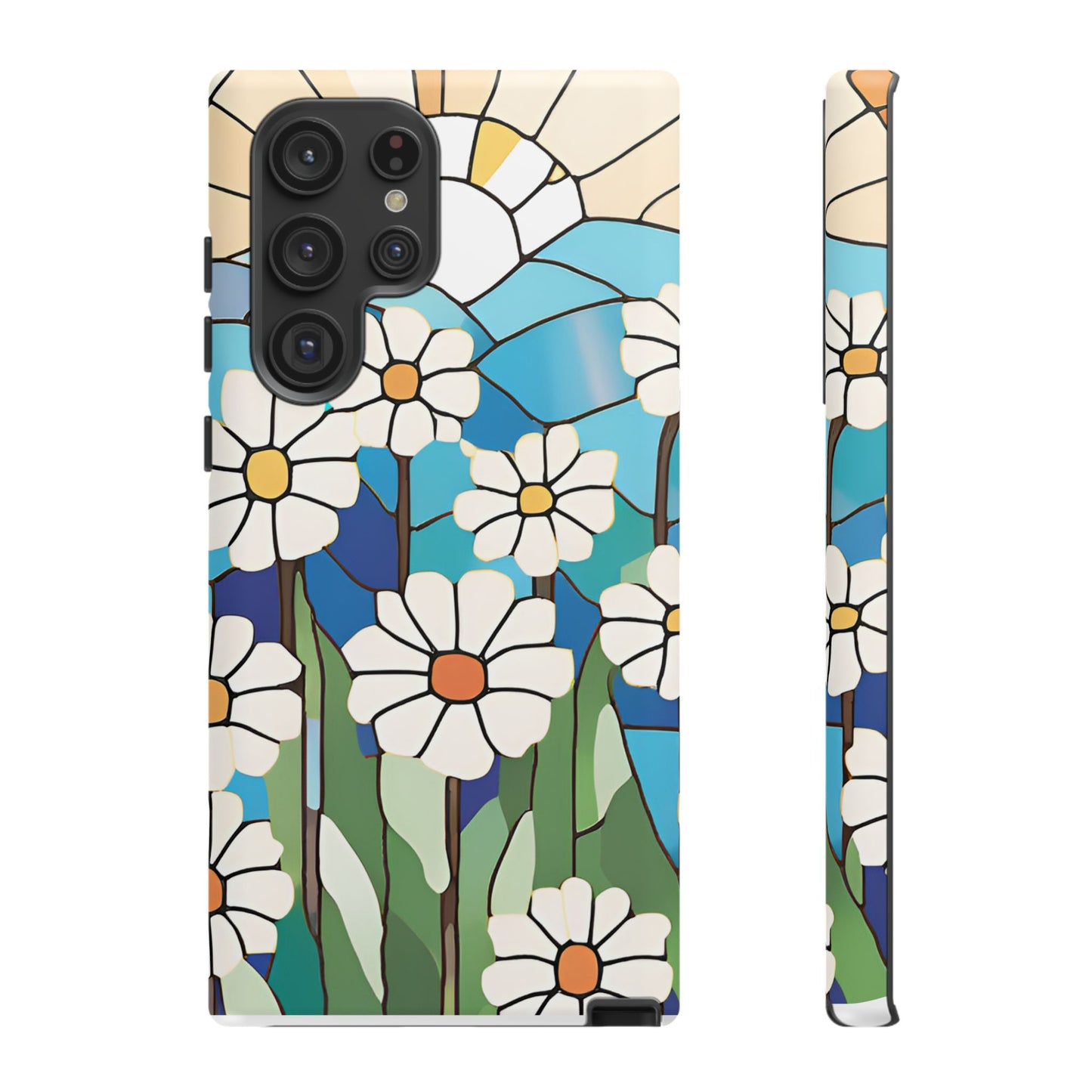 Android Floral Phone Case, Tough Cases, Nature Lover Gift, Floral Aesthetic, Samsung Galaxy S22 S23 S24 Ultra, Google Pixel 9 8 7 6 pro case