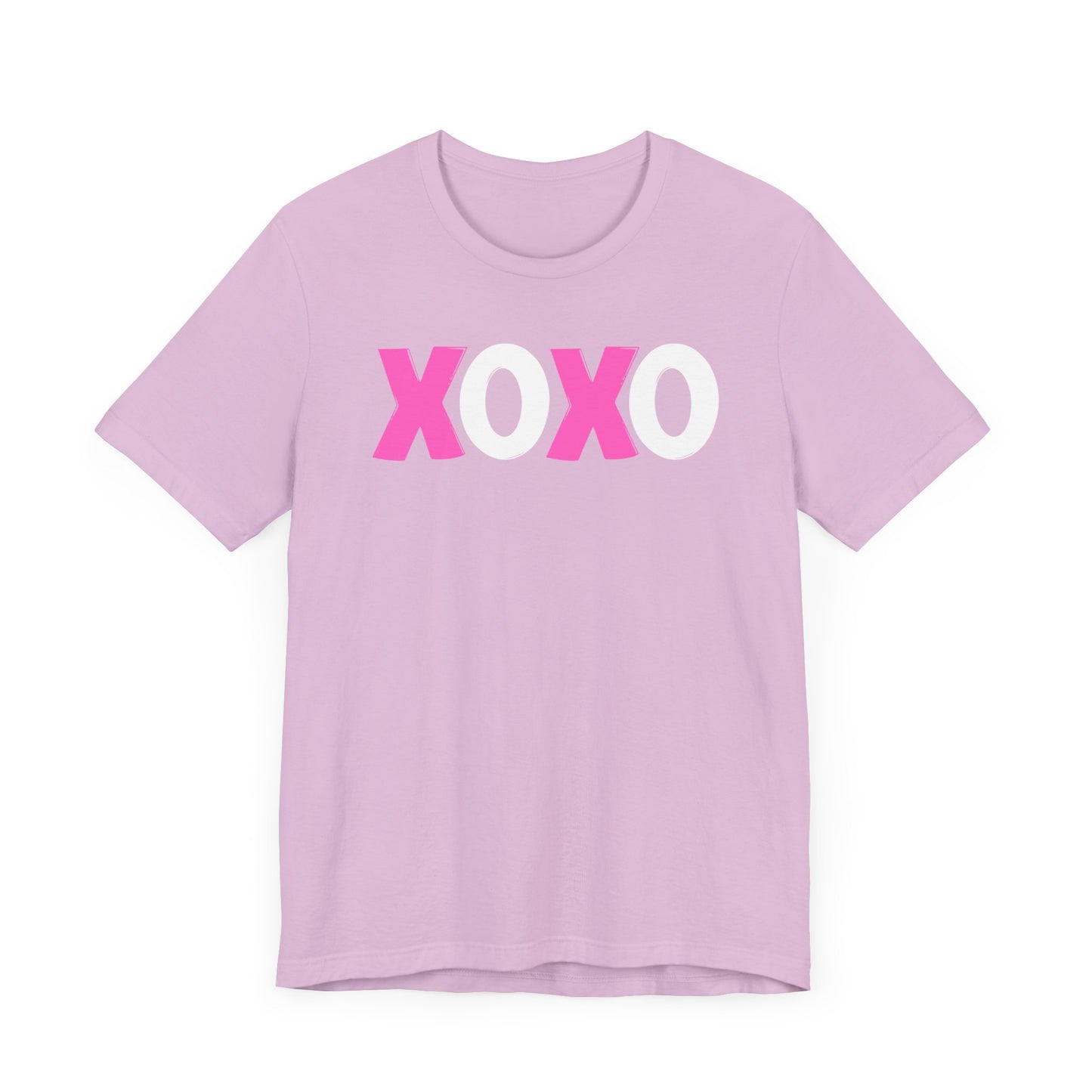 XOXO, Valentines, T-Shirt, Unisex, Love, Pink, White
