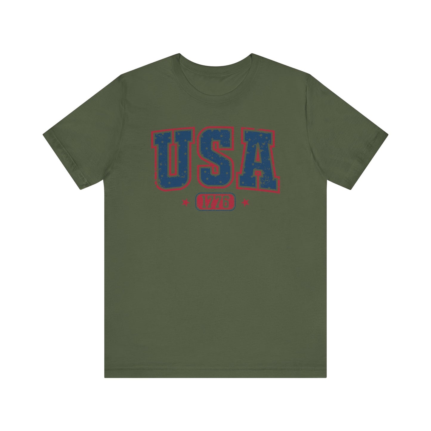 USA Independence Day Tee, Patriotic T-Shirt, 4th of July Shirt, Unisex Summer Top, American Pride Apparel