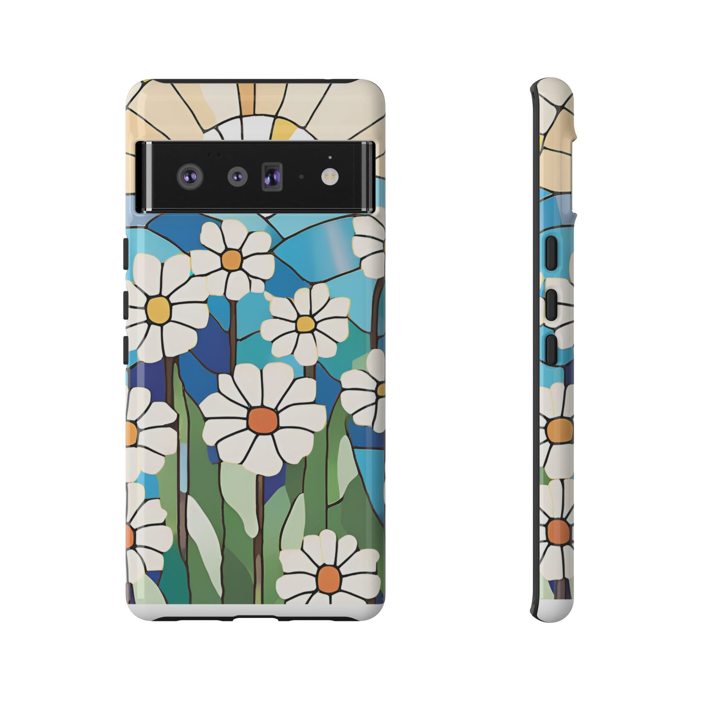 Android Floral Phone Case, Tough Cases, Nature Lover Gift, Floral Aesthetic, Samsung Galaxy S22 S23 S24 Ultra, Google Pixel 9 8 7 6 pro case