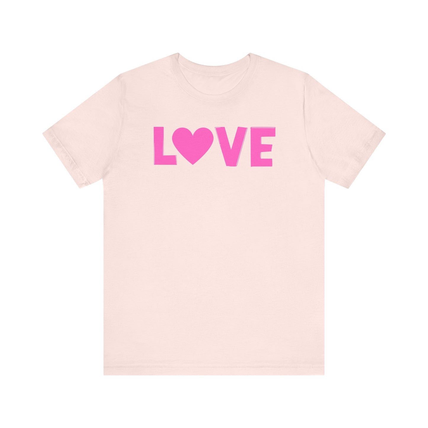LOVE, Pink, Valentines, T-Shirt, Unisex