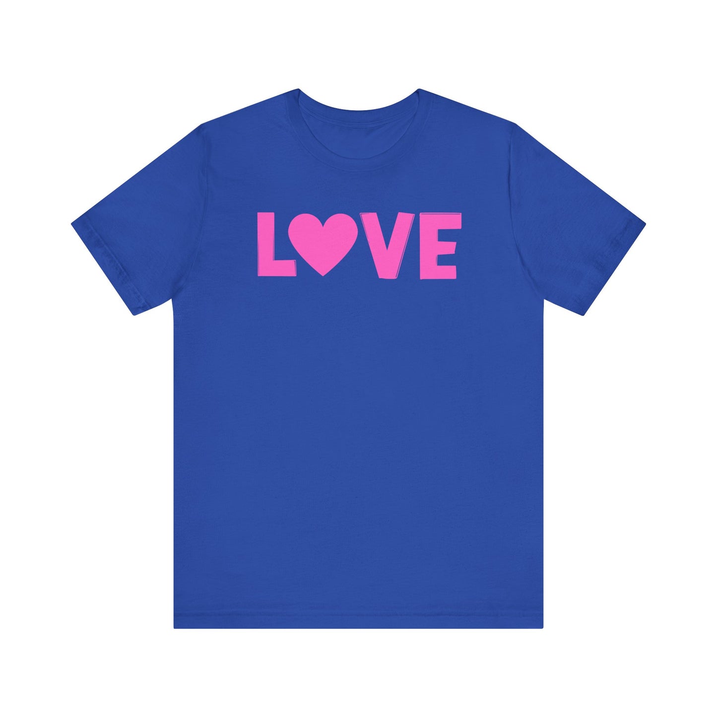 LOVE, Pink, Valentines, T-Shirt, Unisex