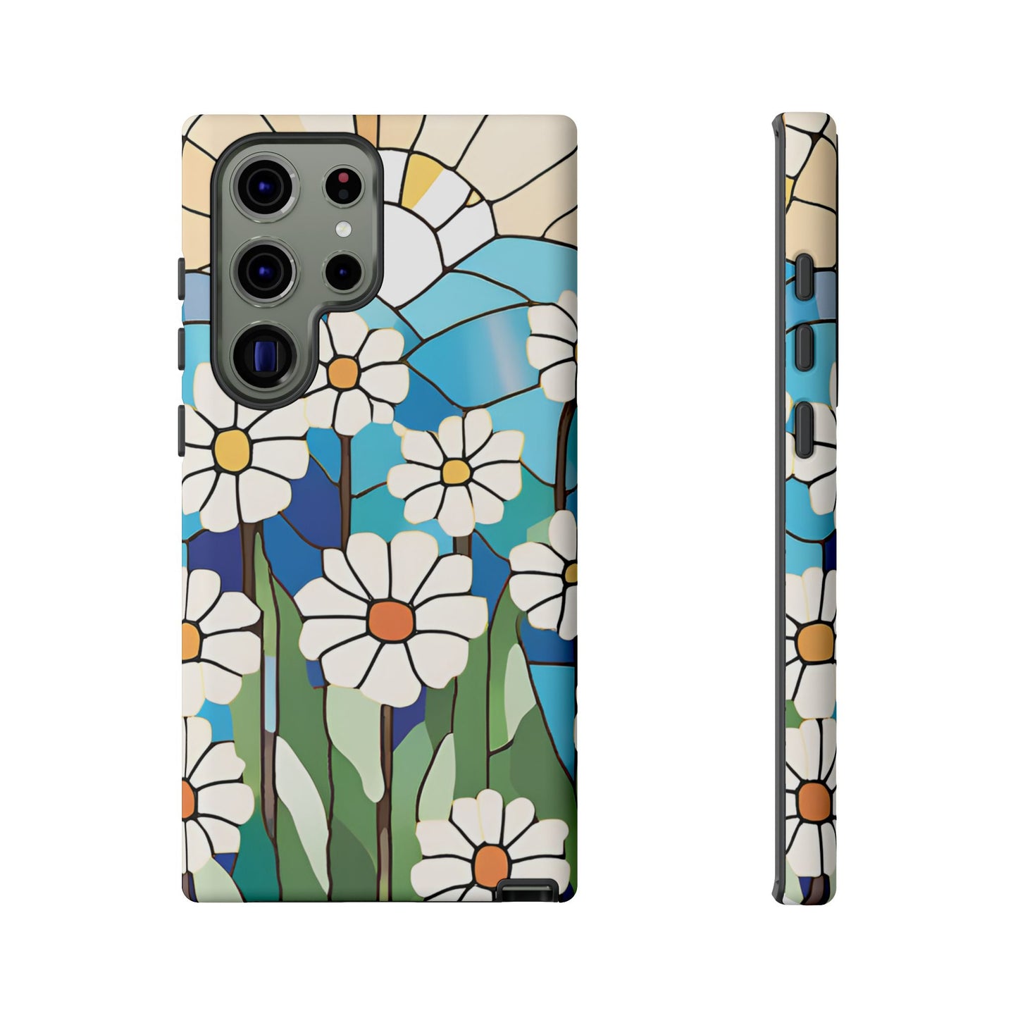 Android Floral Phone Case, Tough Cases, Nature Lover Gift, Floral Aesthetic, Samsung Galaxy S22 S23 S24 Ultra, Google Pixel 9 8 7 6 pro case