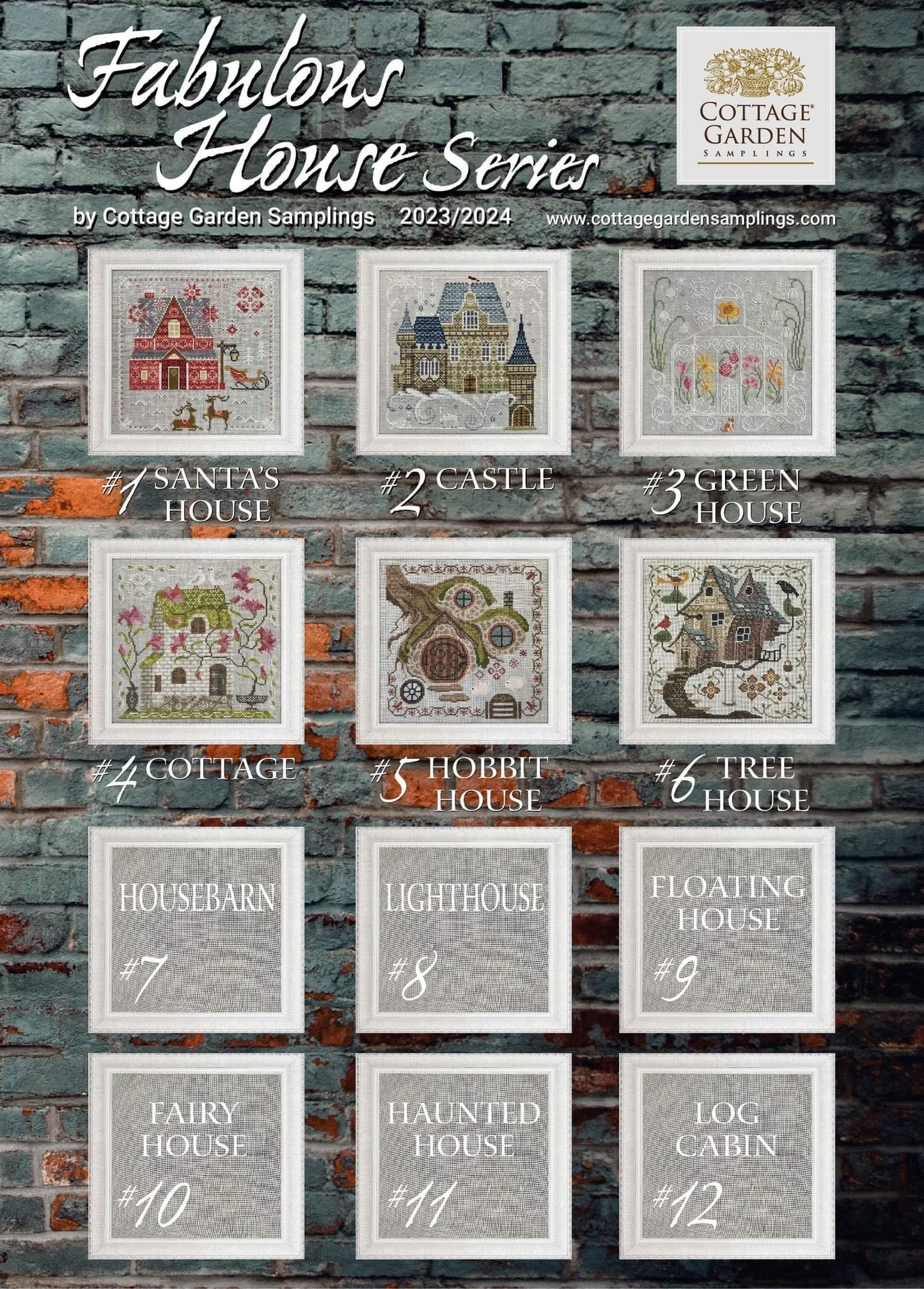 Tree House, Cottage Garden Samplings Fabulous House Series #6, NEW, Cross Stitch Chart, Pattern, Cross Stitching