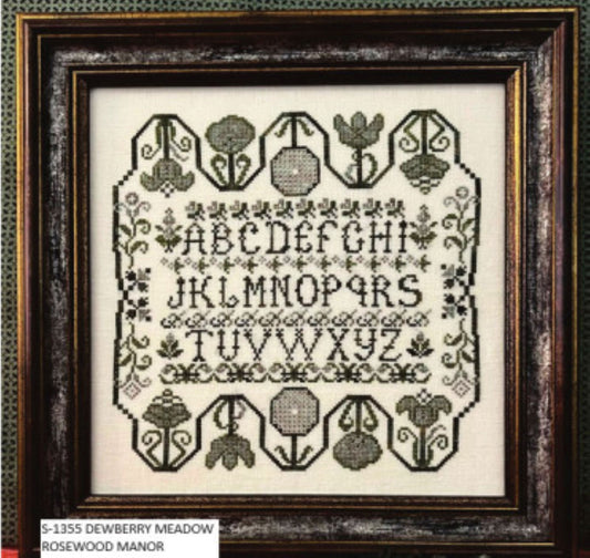 Rosewood Manor – Dewberry Meadow, Cross Stitch Chart, Cross Stitch Pattern, Pattern Only