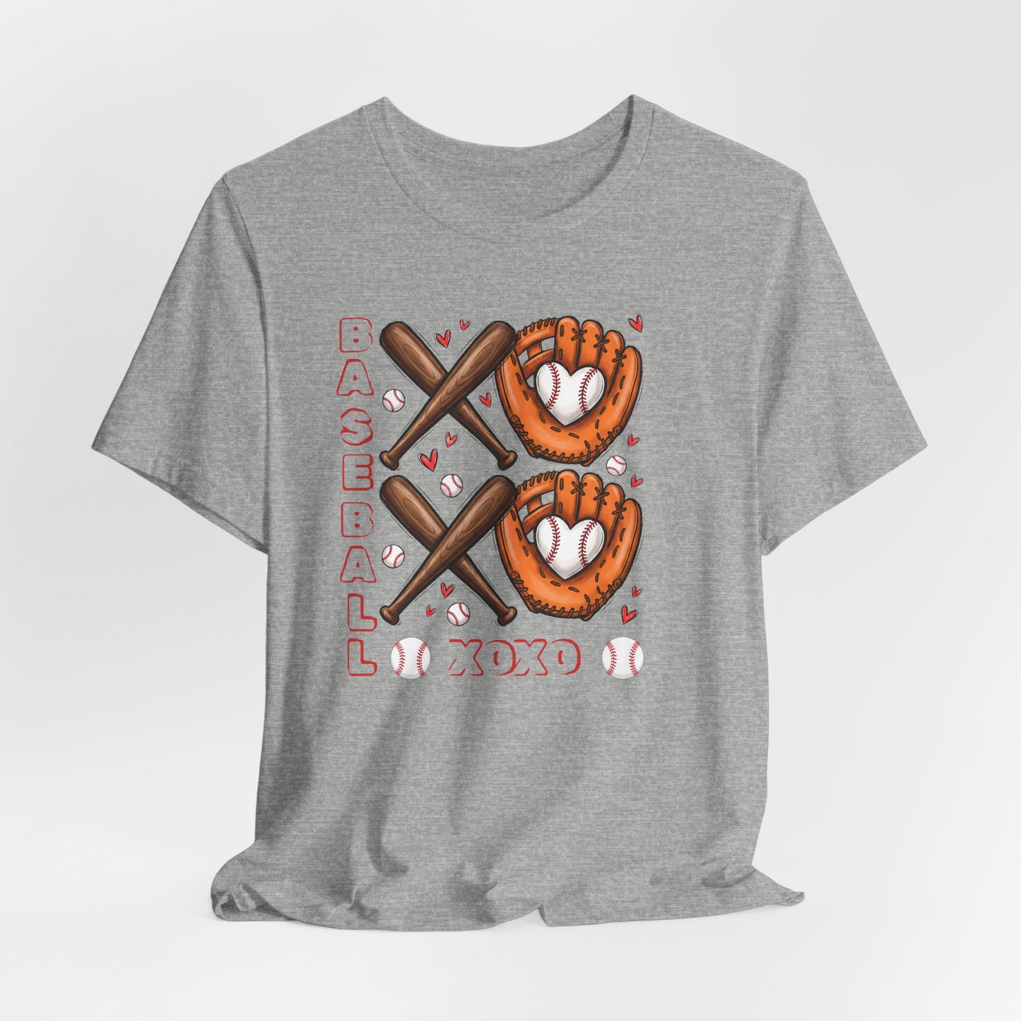Valentines Day, Baseball XOXO, T-Shirt, Unisex