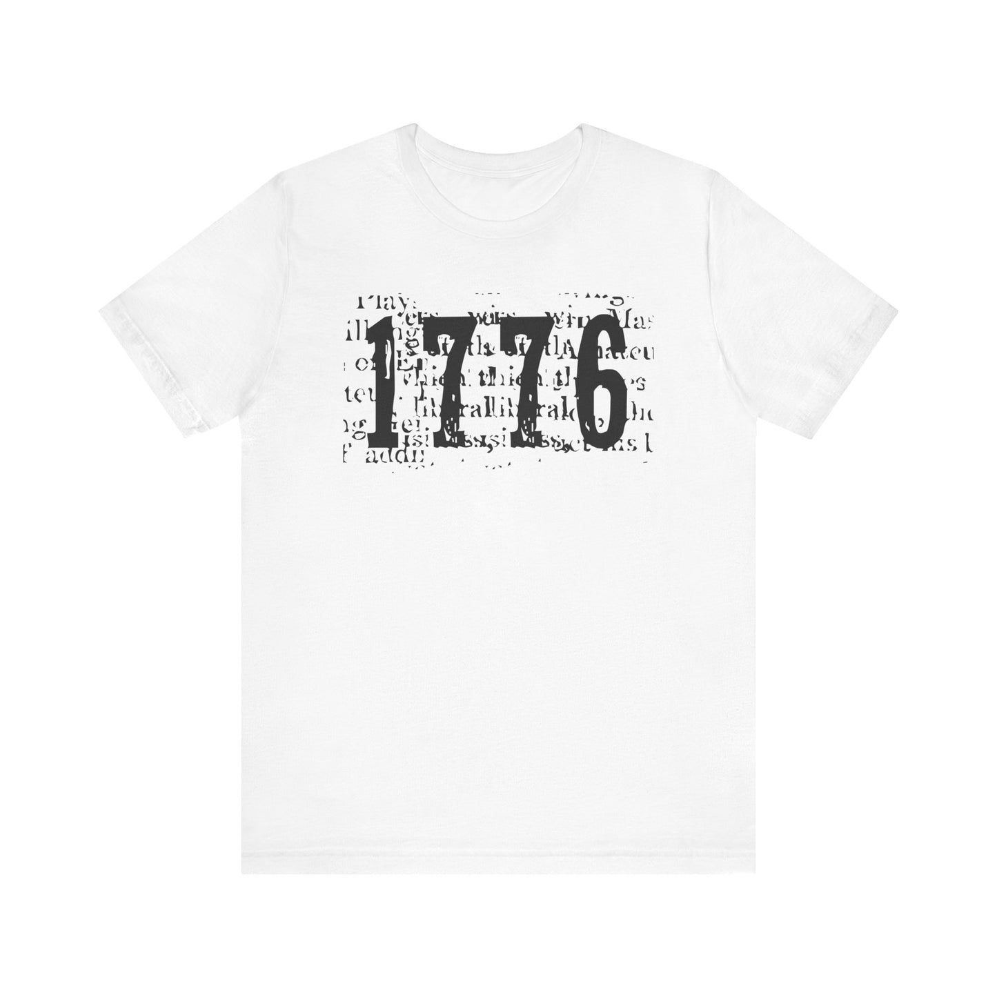 1776 Unisex Jersey Short Sleeve Tee, Vintage Graphic Tee, 4th of July Shirt, Independence Day Gift, Patriotic Apparel