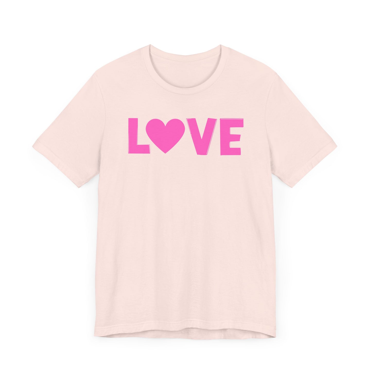 LOVE, Pink, Valentines, T-Shirt, Unisex