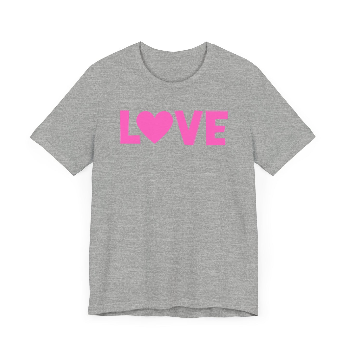 LOVE, Pink, Valentines, T-Shirt, Unisex