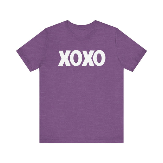 XOXO, Valentines, T-Shirt, Unisex, Love, White