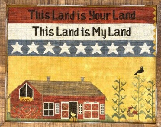 SamBrie Stitches Designs Grandpa's Barn Cross Stitch Chart, Cross Stitch Pattern, Pattern Only