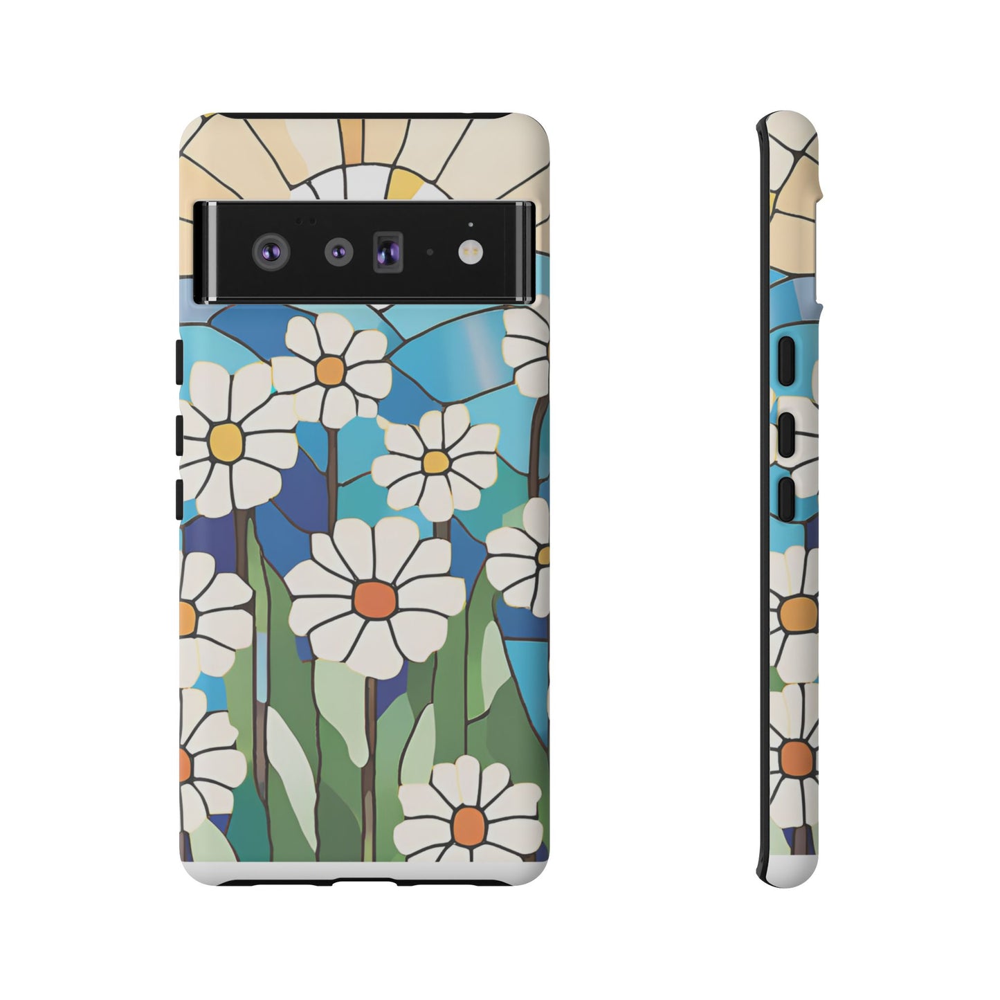 Android Floral Phone Case, Tough Cases, Nature Lover Gift, Floral Aesthetic, Samsung Galaxy S22 S23 S24 Ultra, Google Pixel 9 8 7 6 pro case