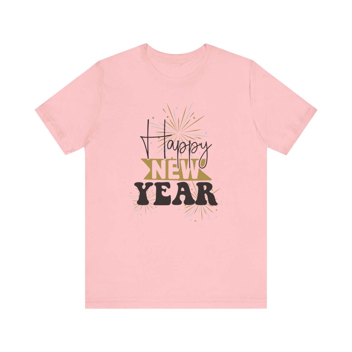 Happy New Year, T-Shirt, Unisex Jersey Short Sleeve Tee, Celebrate, Celebration, Party, New Year