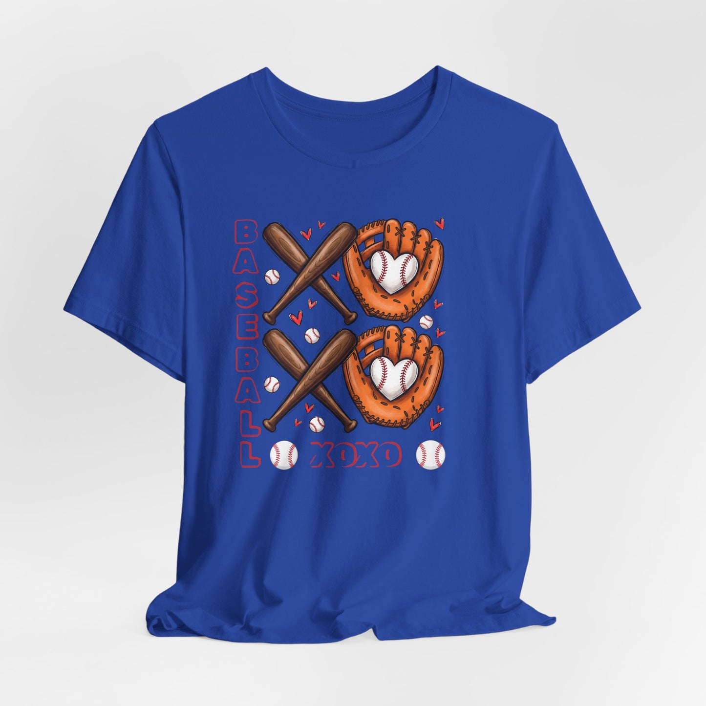 Valentines Day, Baseball XOXO, T-Shirt, Unisex